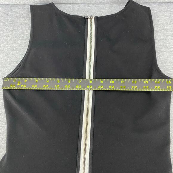 Kenneth Cole New York Women's 8 Sleeveless Dress Black Ruched Business Classic - Picture 8 of 8